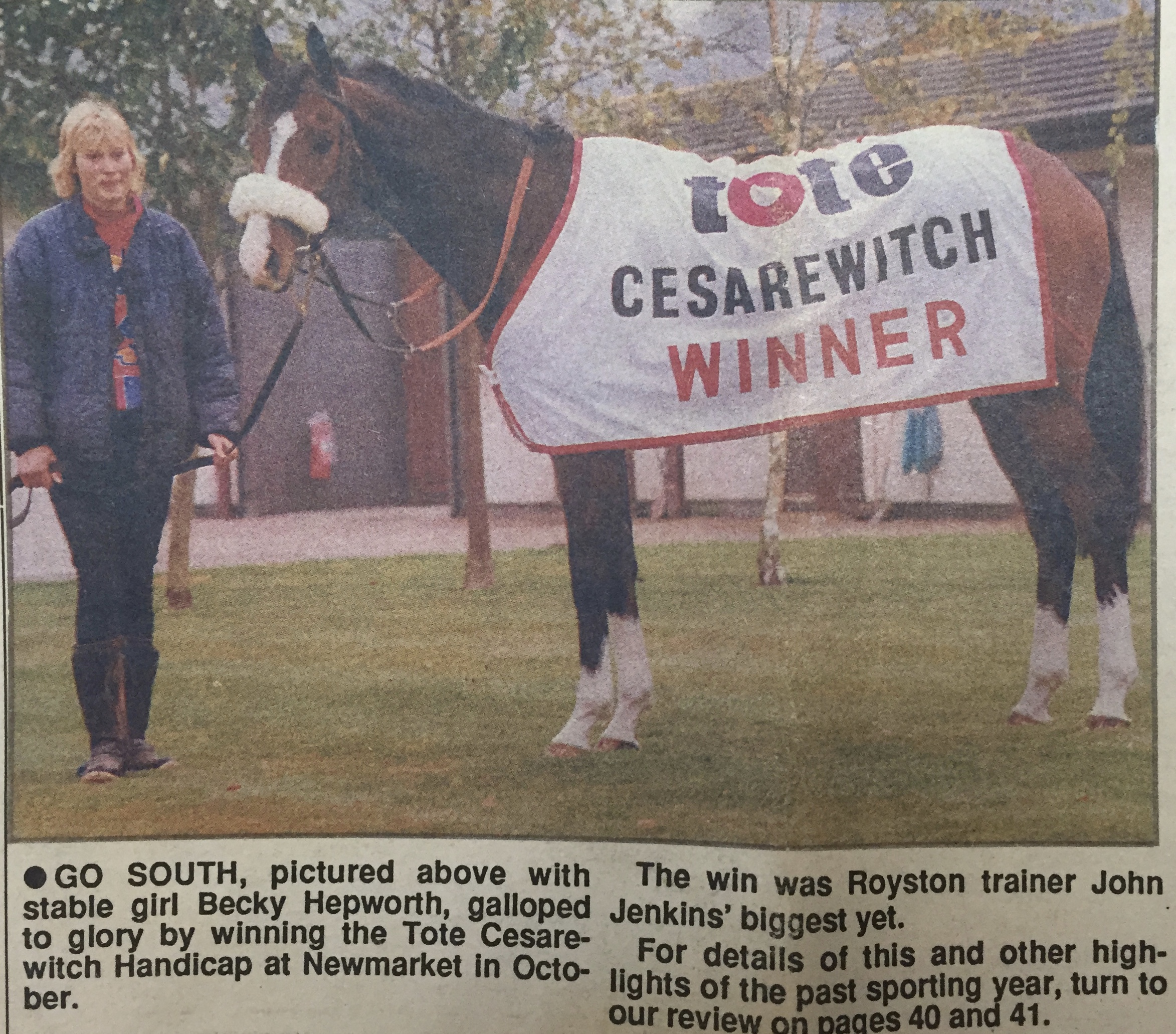 go south cesarewitch winner john jenkins racehorse trainer royston news